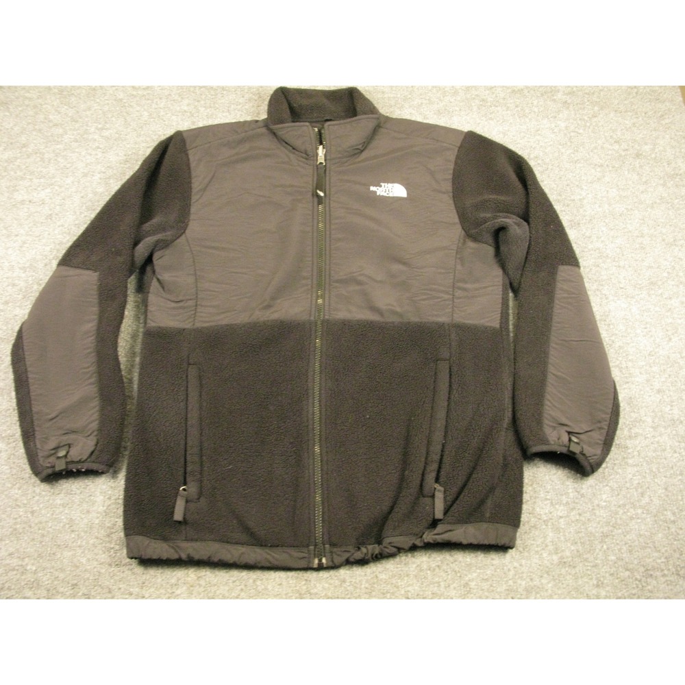 The North Face Denali Polartec Fleece Jacket Black Girls XL Fits Womens XS #2186
